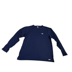 The North Face  T Shirt Mens Blue Long Sleeve Tee